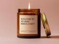 Personalized Bridesmaid Gifts, Bridesmaid Proposal Gifts, Funny Bridal Party Candles, Bulk Bridesmaid Proposal Gift Ideas Bachelorette AW94