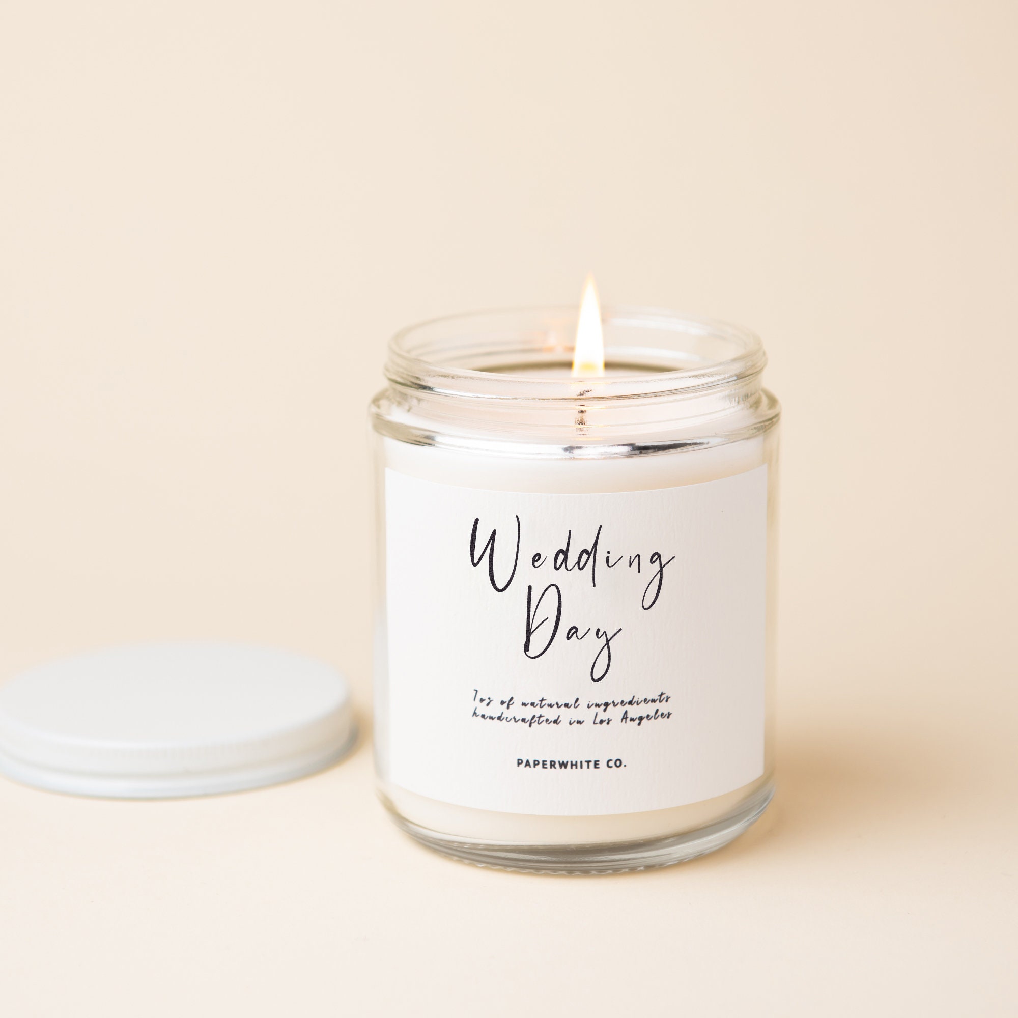 Wedding Day Candle / Bride Candle / Bridal Suite Decor / Bride Etsy