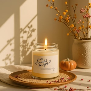 Thank You Gift For Employee Appreciation Custom Candle, Coworker Gift, Client, Staff, Team Appreciation, Best Team Personalized Candles F71 image 8