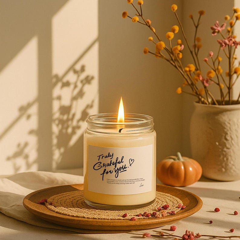 Thank You Gift For Employee Appreciation Custom Candle, Coworker Gift, Client, Staff, Team Appreciation, Best Team Personalized Candles F71 image 8