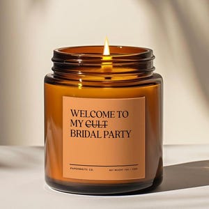 Bridesmaid Gifts For Bridal Party, Bridesmaid Candles perfect for bridesmaid proposal gift, bridesmaid ask, maid of honor gifts