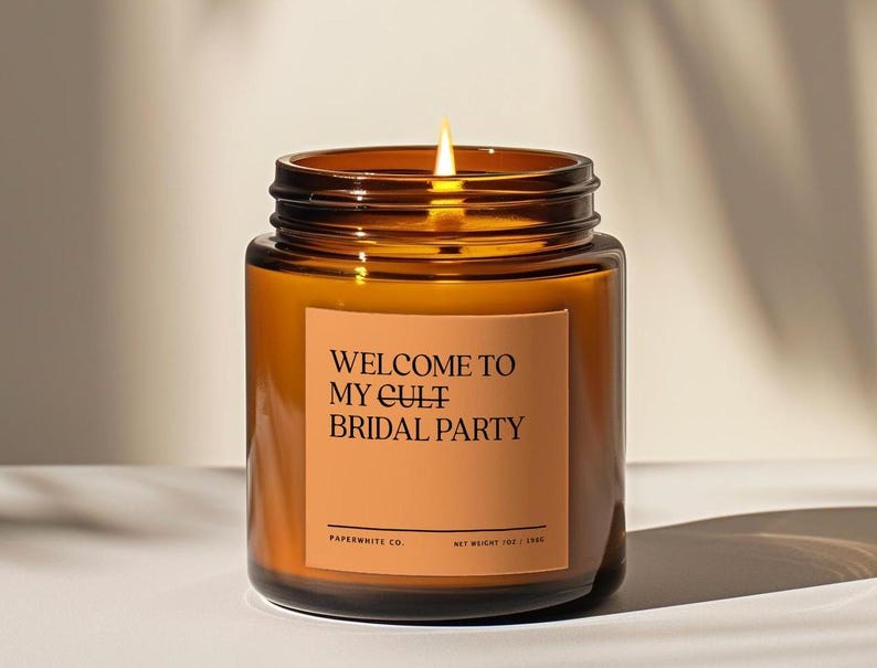 Bridesmaid Gifts For Bridal Party, Bridesmaid Candles perfect for bridesmaid proposal gift, bridesmaid ask, maid of honor gifts