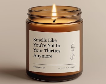 Turning 40 Candle Gift for Women, Fun 40th Birthday Celebration, Milestone Gift for Daughters or Friends AF37M7