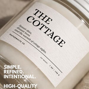 cottagecore home fragrance candle