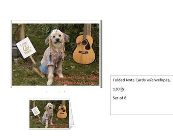 Original photography pkg of 6 note cards ~ Sending Love, Light & Happiness to You