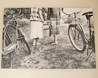 Canvas 16x24 print original photography titled "No Particular Place to Go"