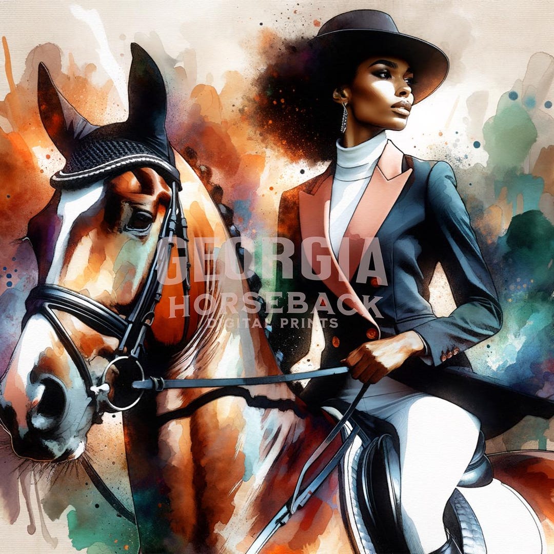 Afro Equestrian XIII Printable Image | DIGITAL DOWNLOAD | Wall Art ...