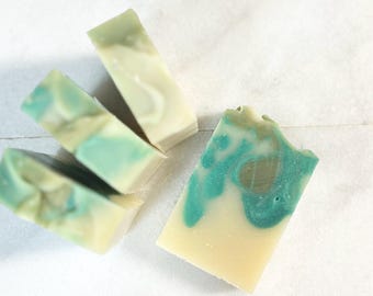 Eucalyptus and Cotton | handmade soap, artisan soap, body soap, gift for friend, small gift, natural soap, Christmas gift, holiday gift
