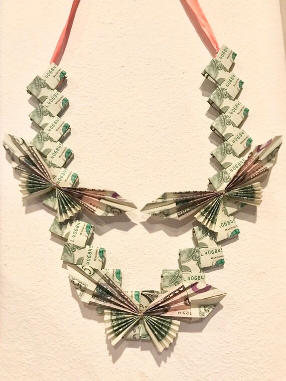 Money Lei Necklace Unisex Etsy
