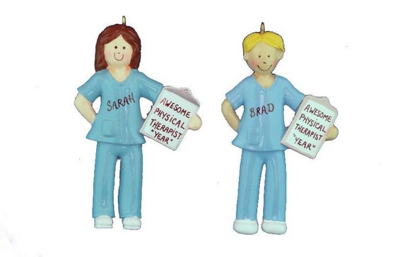 Personalized Physical Therapist Ornament-Christmas Ornament-Therapist-Therapist Gift-Personalized Ornament Gift for Physical Therapist