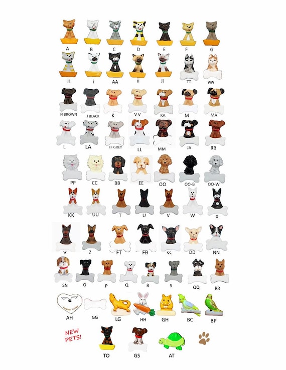 Familia de adornos personalizados con mascota Familia de osos panda  con perro Familia de osos panda con gato o conejito añadido Puede