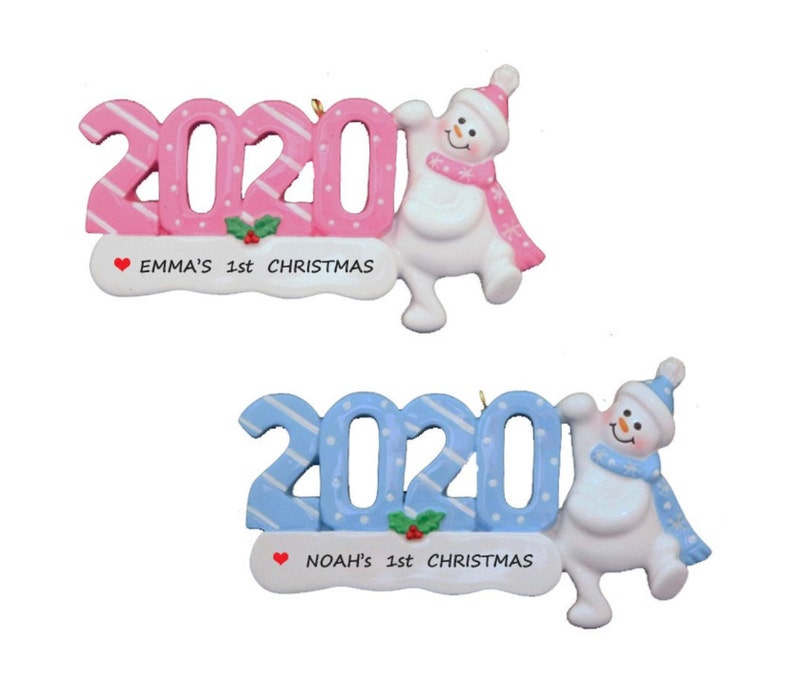 1st Christmas Ornament Custom Ornament Personalized 2020 Baby/'s 1st Christmas Ornament Baby Girls 1st Christmas Baby Boys 1st Christmas