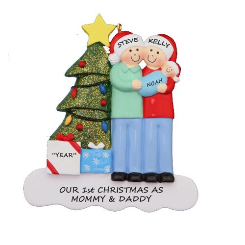 New Parents With Dog or Cat Personalized Ornament Proud New Etsy