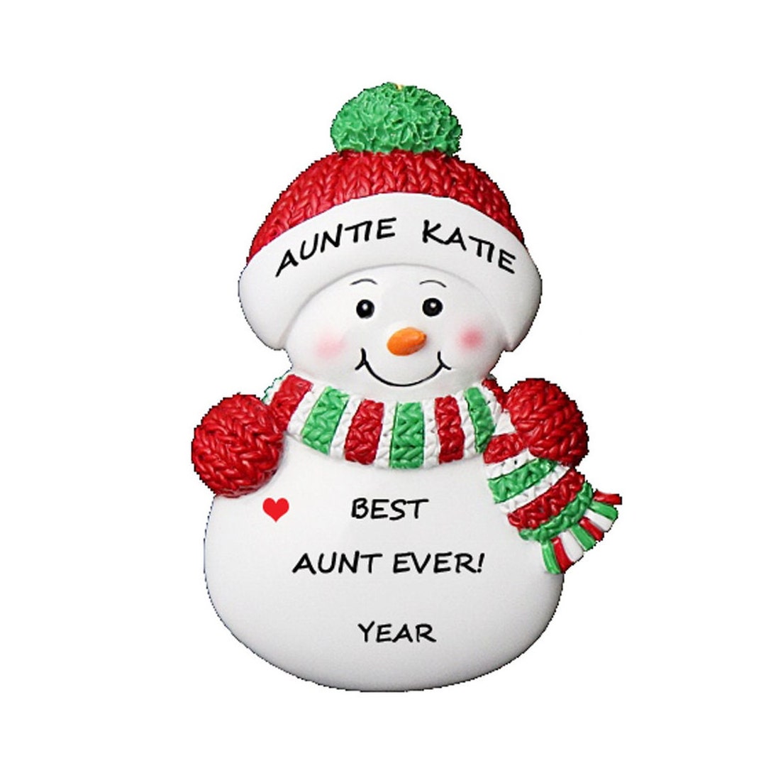 Best Uncle or Aunt Personalized Christmas Ornament - Special Aunt or ...