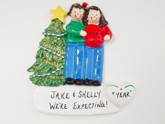 expecting twins ornament