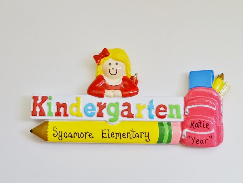 Kindergarten Christmas Ornament 