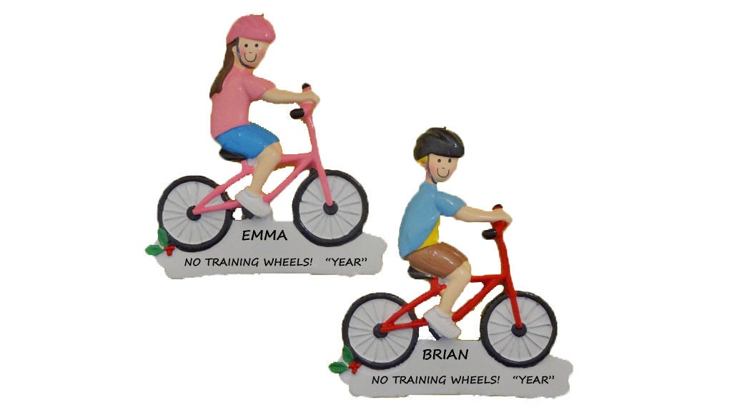 Learning to Ride A Bicycle Personalized Ornament for Boy or Etsy