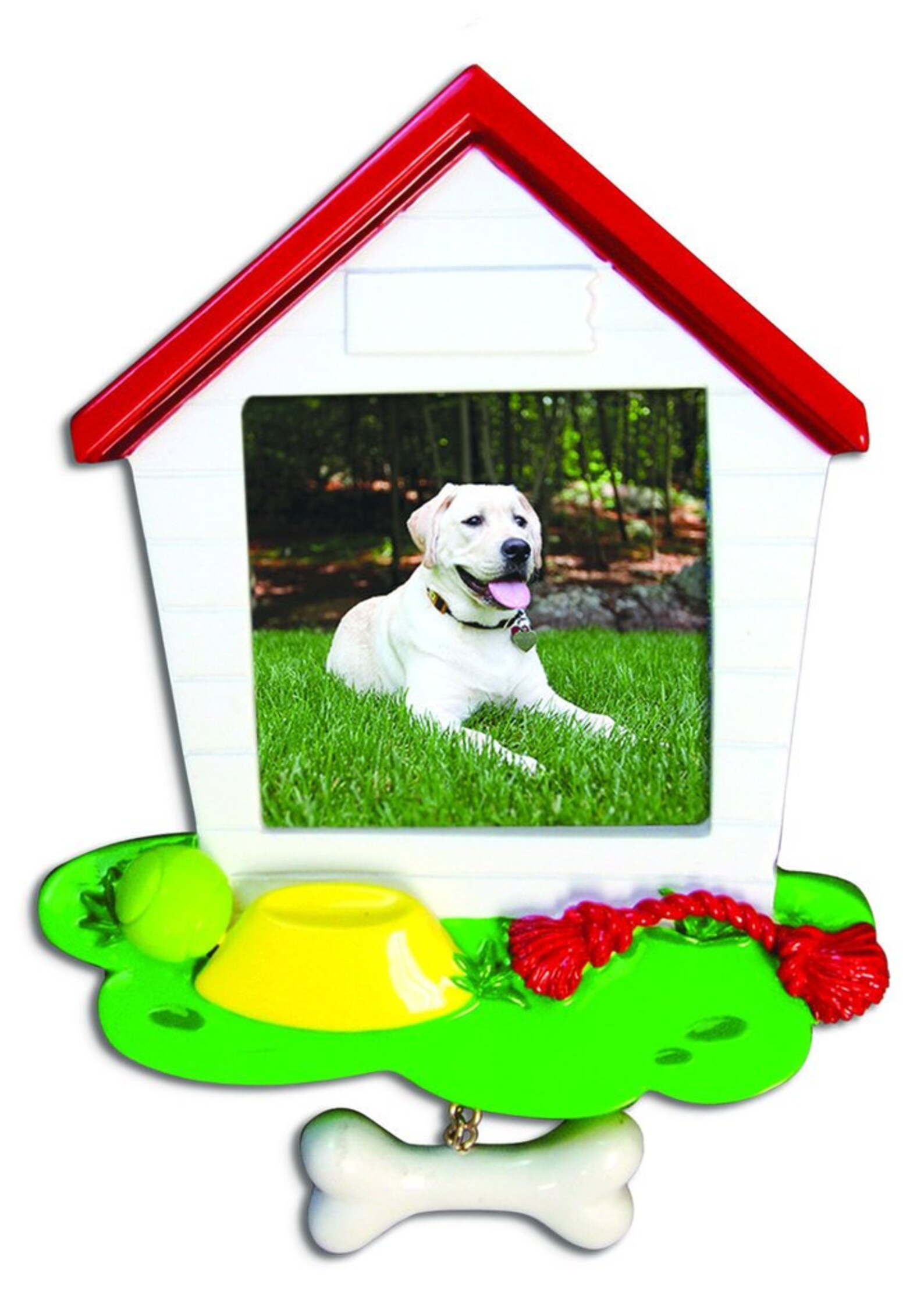 Dog House Personalized Ornament Picture Frame Love My Dog Etsy