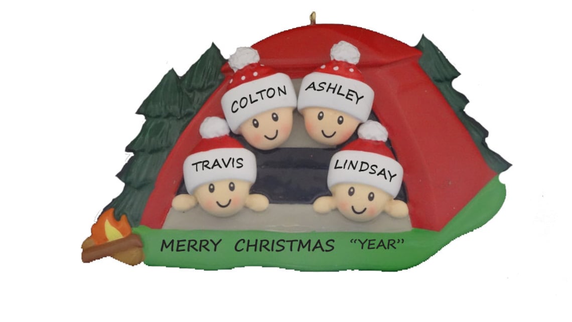 Wildly Whimsical And Fun RV Camping Christmas Tree Ornaments!