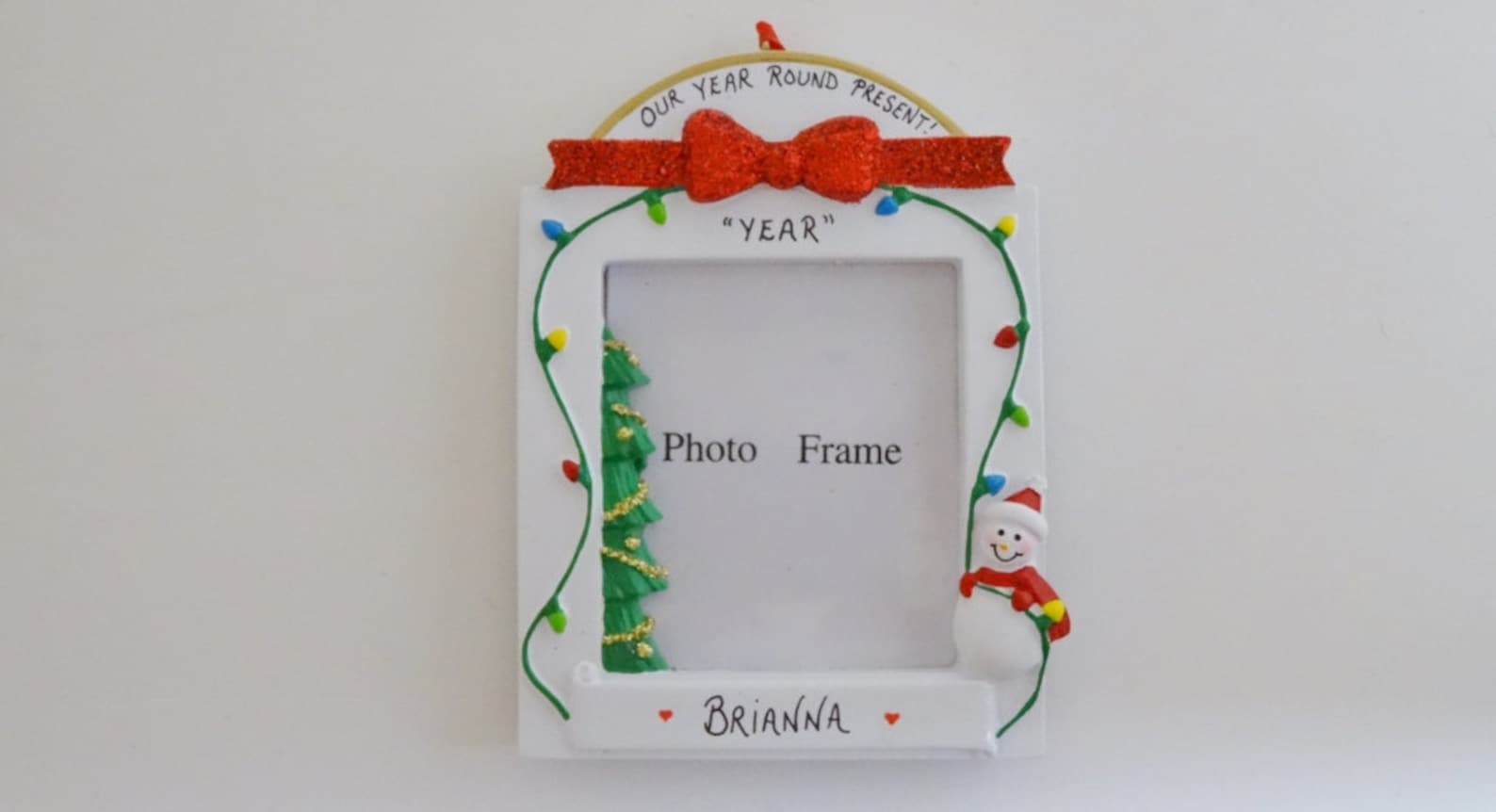 Personalized Photo Frame Christmas Ornament Personalized Etsy