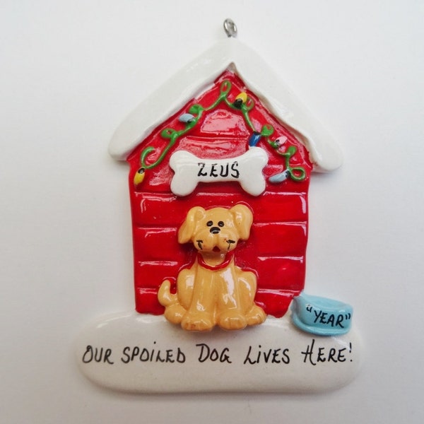 Christmas Dog House Etsy