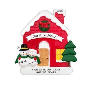 Personalized Our New Home Christmas Ornament - Our First Home Christmas Ornament - Personalized Free
