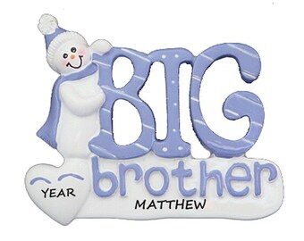 Big Brother Personalized Ornament - Big Brother Ornament