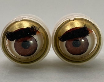 Kunststoff 3Paar 7mm dunkelbraun Puppenaugen Linsen Kunststoff 3Paar 7mm dunkelbraun Puppenaugen Linsen
