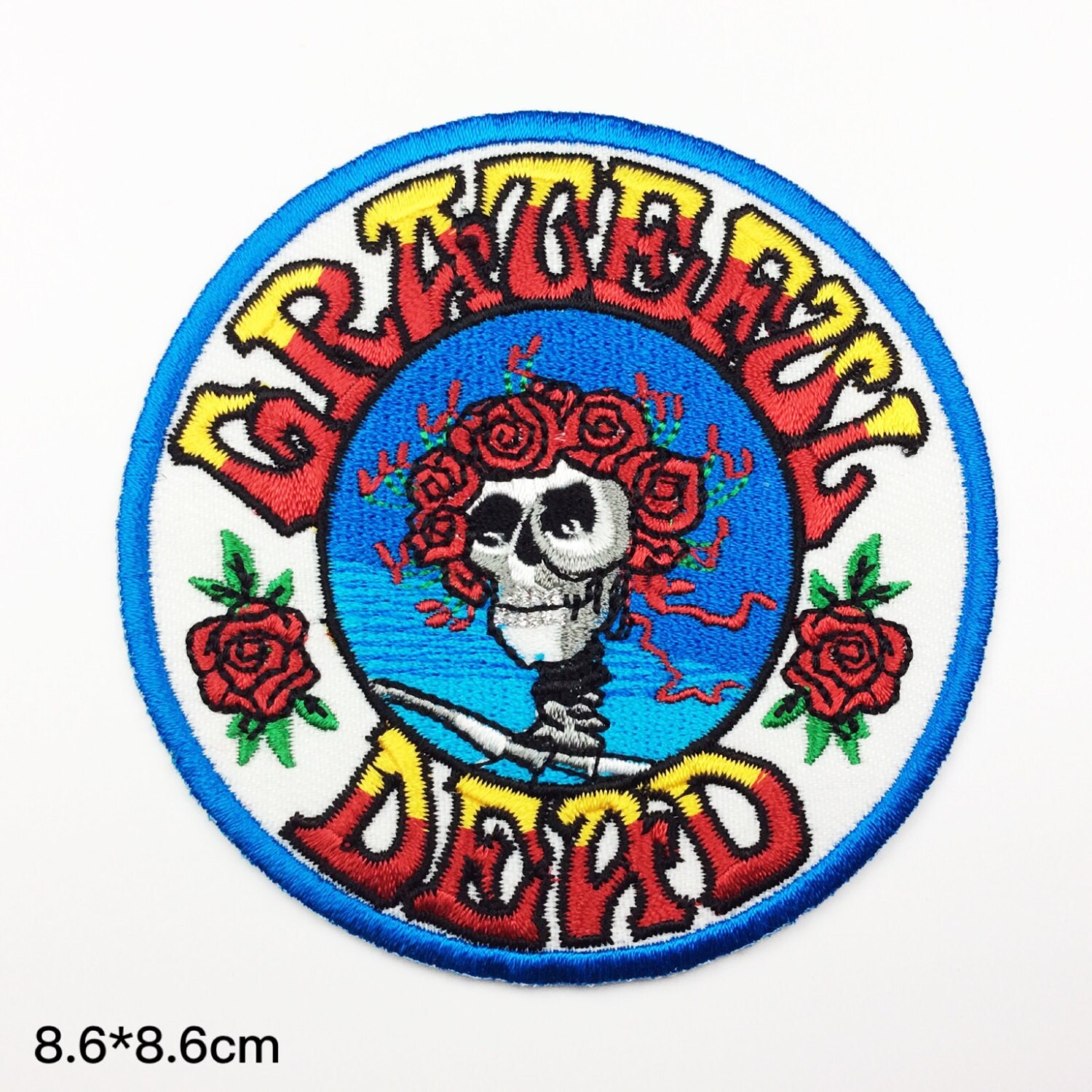 band patches Grateful Dead Embroidery classic rock patch Etsy