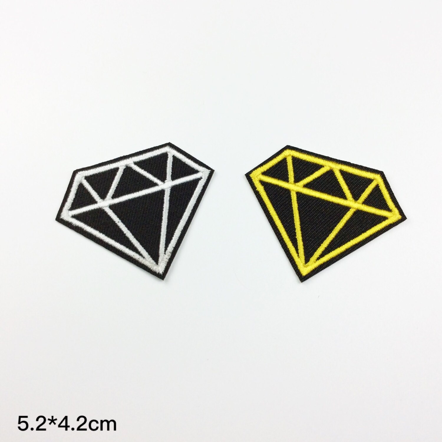 Diamond patch Applique Embroidery patch sew on patch iron on Etsy