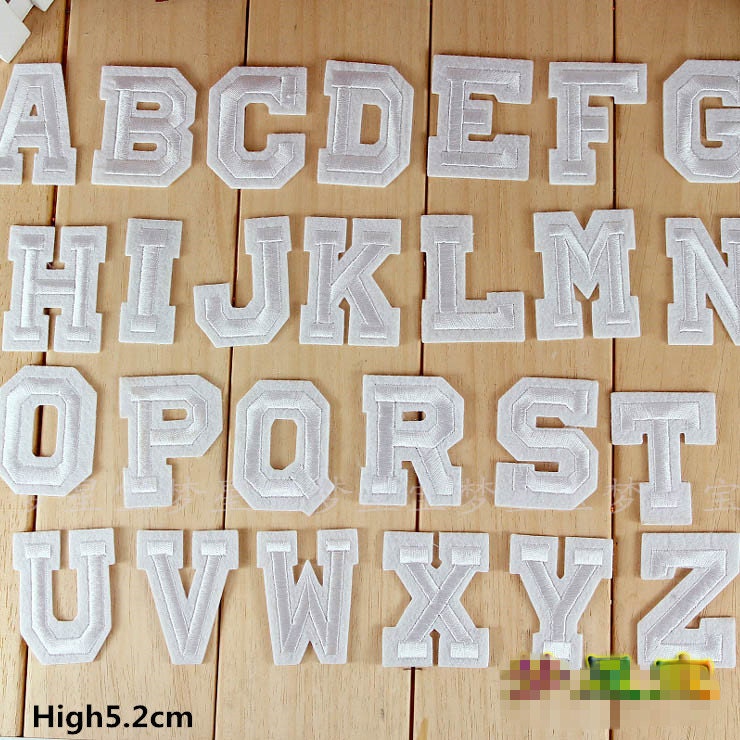 Jerseys Name decorative patch iron on letters Embroidery badge Etsy