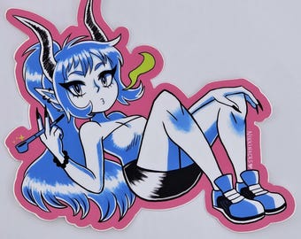Punk Demon • 5" Large Vinyl Sticker