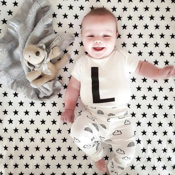 Stars Crib Sheets Baby Boy Fitted Crib Sheet Crib Bedding Etsy