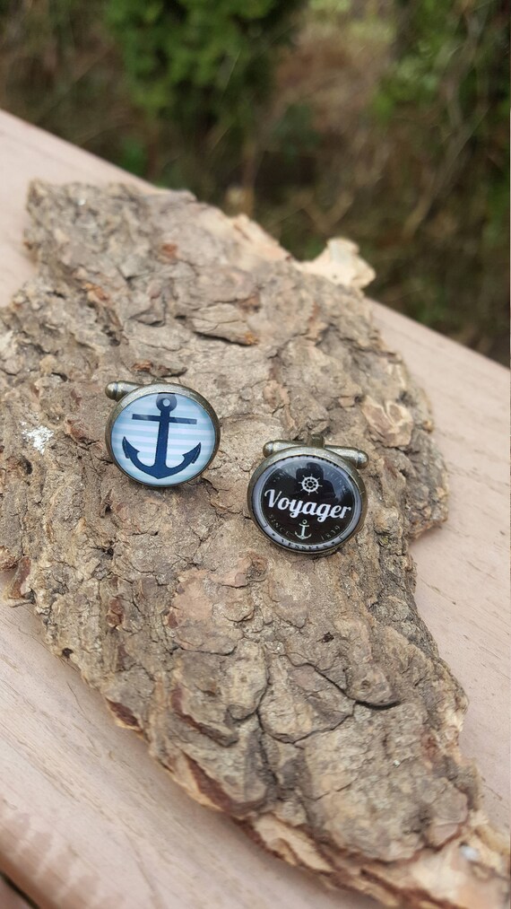 Nautical Anchor Cuff Links
