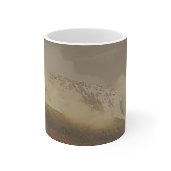 Sauk Mountain - White Ceramic Mug