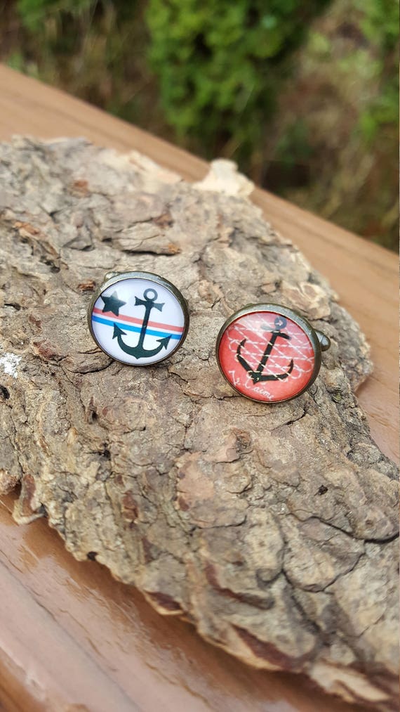 Nautical Anchor Cuff Links
