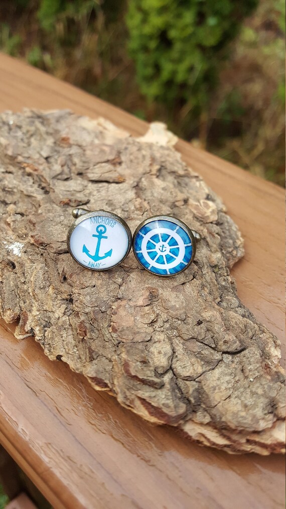 Nautical Anchor Cuff Links