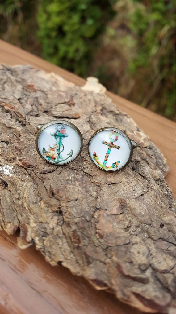 Nautical Anchor Cuff Links