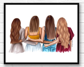 Best friend art Etsy Best friend art Etsy