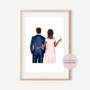 DIGITAL PRINTABLE / Happy 60th Mum - Personalised Card - Birthday Card - Happy Birthday - Mother and Daughter - Digital Download