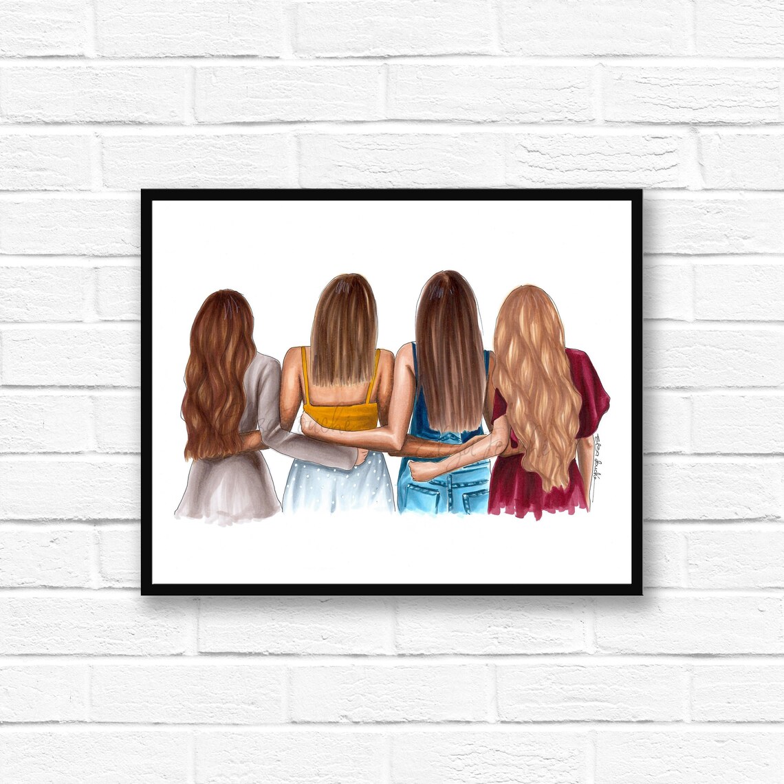 4 Best Friends Best Friends Bestie Sister Best Friend Etsy 4 Best Friends Best Friends Bestie Sister Best Friend Etsy
