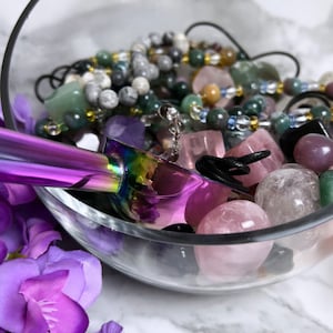 Deluxe Crystal Confetti Scoop, Lucky Scoop, Tumbles, Minerals, Stones, High Quality Scoops