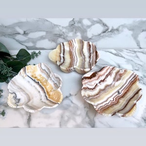 One of a kind Onyx Decorative Bowls