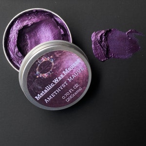 Amethist mauve metallic was 20 gram blikje van Get Inspired