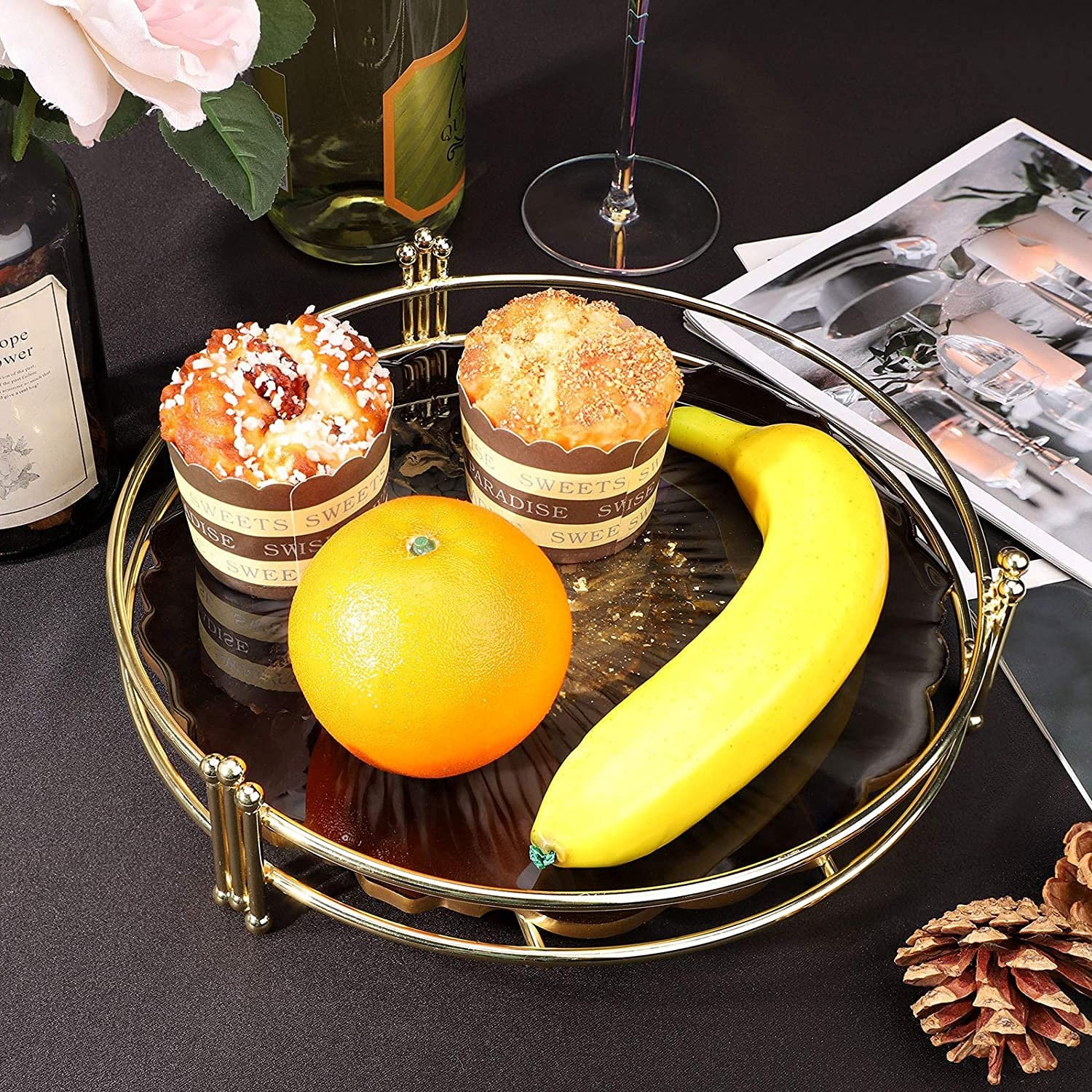 Round Metal Frame for Resin Tray Gartful Large Tray Frame for Etsy