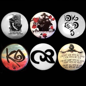 The Dark Tower Stephen King Set of Buttons, Magnets, or Keychains