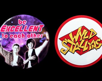 Bill and Ted's Adventure of Buttons, Magnets, Keychains