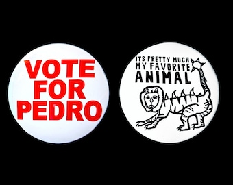 Napoleon Dynamite Set of Buttons, Magnets, or Keychains