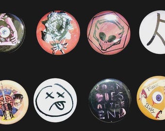 John Dies at the End Set of Buttons, Magnets, or Keychains