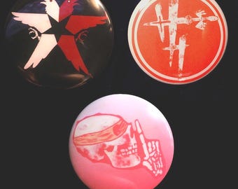 Infamous Second Son Set of Buttons, Magnets, or Keychains